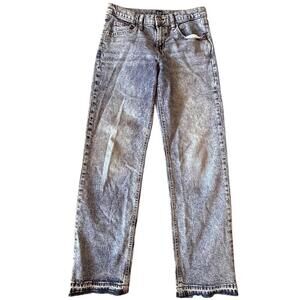 GAP Denim High Rise Straight Jeans Acid Wash Women’s Sz 28x27